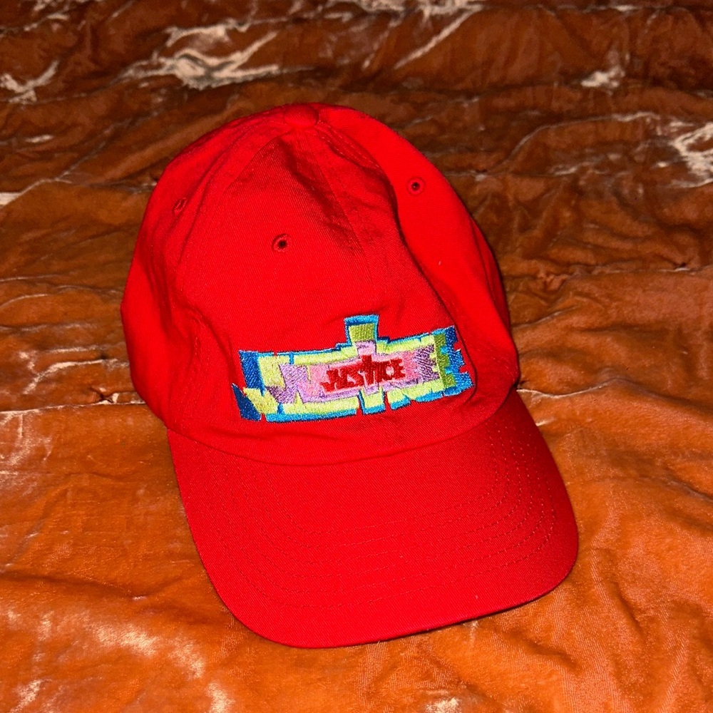 Justin Bieber Red Justice World Tour VIP Baseball Cap